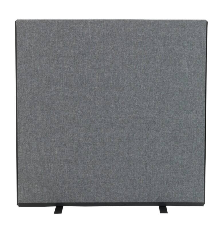 Freestanding Screen Fabric Wrapped 1200 x 1200 mm Grey