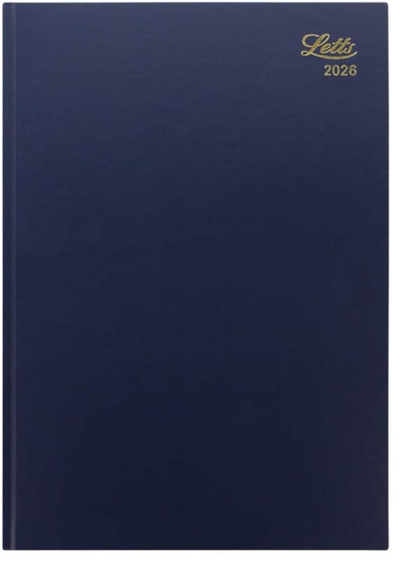 Letts Business Diary 2026 A4 Week to view English Blue 20-T31ZBL