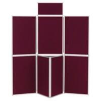 Freestanding Display Stand Nyloop Fabric Foldaway 619 x 923mm Red