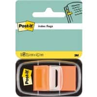 Post-it Index Flags 680-4 Orange Plain Not perforated Special format 50 Strips