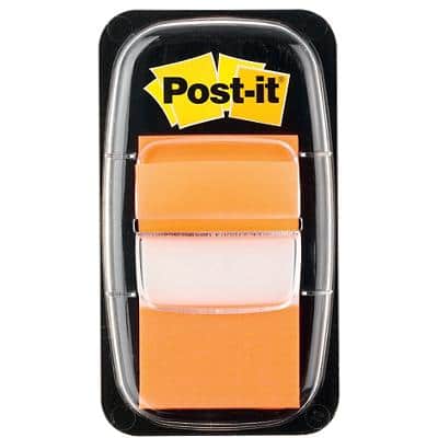 Post-it Index Flags 25.4 x 43.2 mm Orange 50 Strips