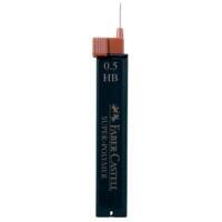 Faber-Castell Super-Polymer Mechanical Pencil Lead 0.5 mm HB Black Pack of 12