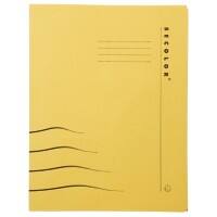 Djois Secolor File Clip A4 Yellow Cardboard 270 gsm