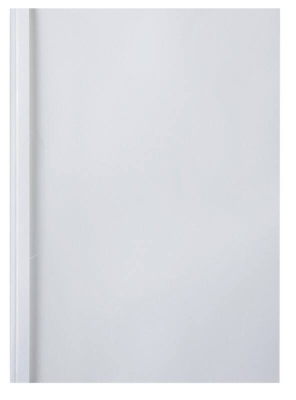 GBC Binding Cover ThermaBind A4 60 Sheets 240 gsm 150 microns PVC (Polyvinyl Chloride) White Pack of 100
