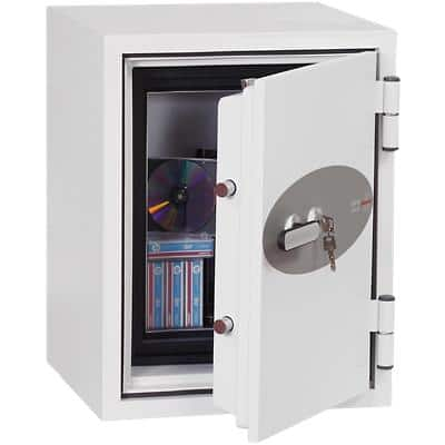 Phoenix Size 2 Data Safe with Key Lock 18L Datacare DS2001K  600 x 470 x 470mm White