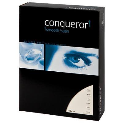 Conqueror Wove A4 Coloured Paper Cream 100 gsm Smooth 500 Sheets