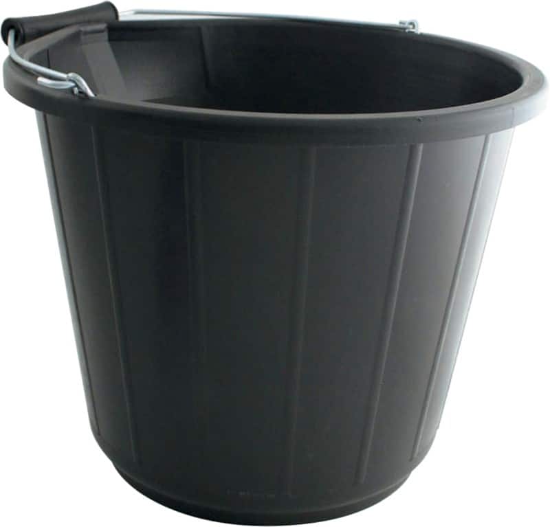 Bentley Bucket Plastic Black 14L
