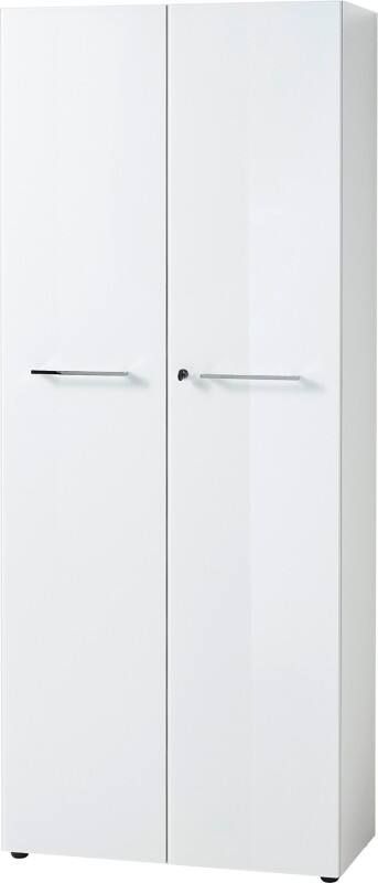 GERMANIA Melamine Filing Cabinet Lockable 800 x 370 x 1,970 mm White