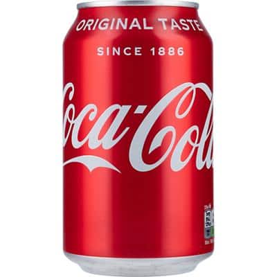 Coca-Cola Soft Drink Can 330ml Pack of 24