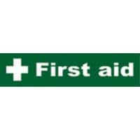 Stewart Superior First Aid Sign PVC 19 x 4.5 cm