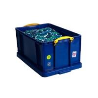 Really Useful Box Plastic Storage 64 Litre Blue 440 x 710 x 310 mm