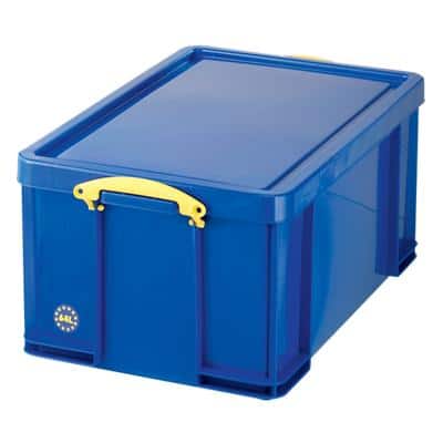 Really Useful Box Plastic Storage 64 Litre Blue 440 x 710 x 310 mm