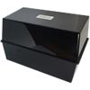 Card Index System 152 x 112 mm Black 250 Cards