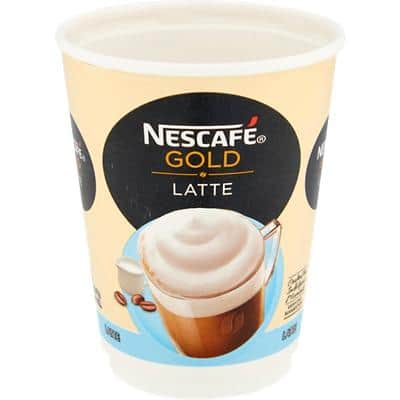 NESCAFÉ & Go Gold Instant Latte Coffee Cups Pack of 8