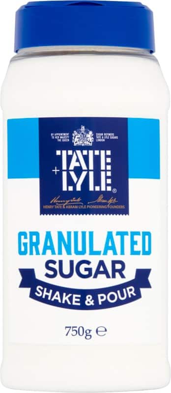 Tate & Lyle White Granulated Pure Cane Sugar Shake & Pour 750g
