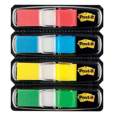 Post-it Index Flags 683-4 11.9 x 43.2 mm Assorted 35 x 4 Pack