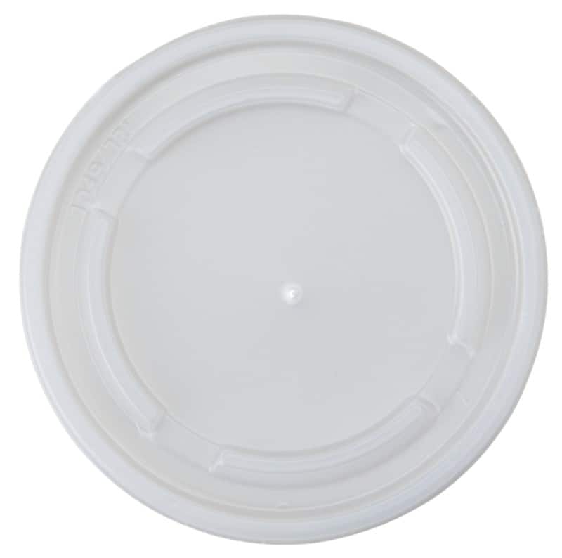 Vending Cup Lids Plastic 340 ml White 100 Pieces