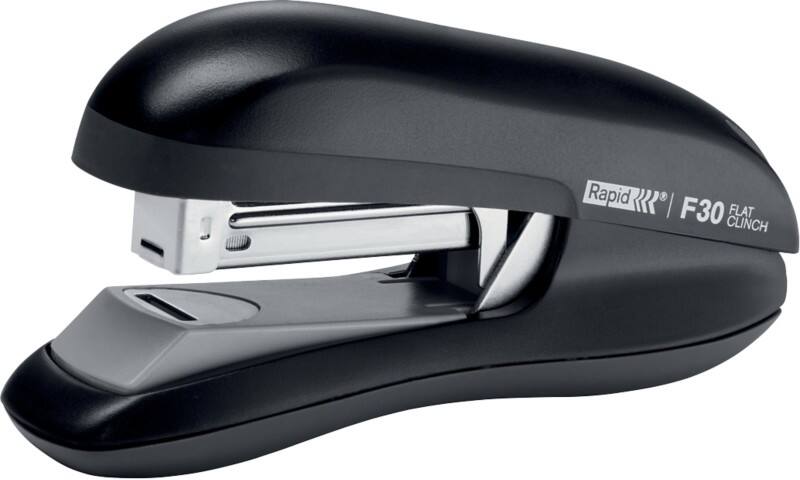 Rapid Fashion Flat Clinch Stapler F30 23256500 Half Strip Black 30 ...