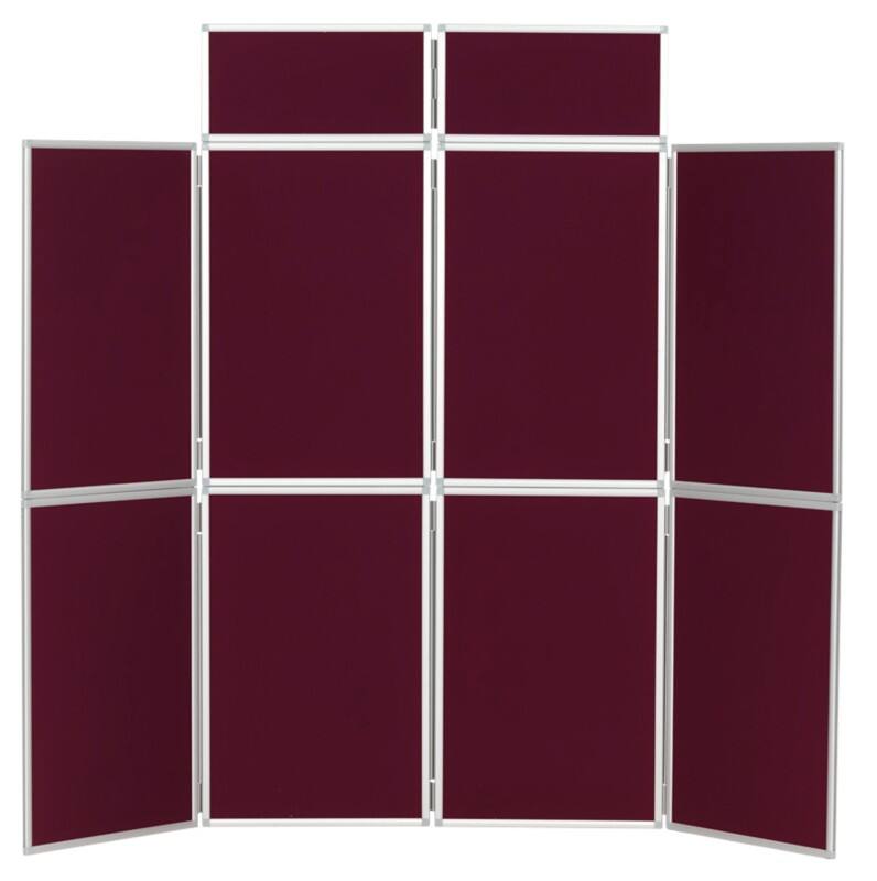 Display Stand 8 Nyloop Fabric 619 (W) x 316 (H) mm Red 8PAL-WN