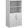 Dams International Combination Unit with Lockable Door and 3 Shelves Universal 800 x 470 x 1440 mm White