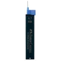 Faber-Castell Mechanical Pencil Leads Refill Super Polymer 0.7 mm Black Pack of 12