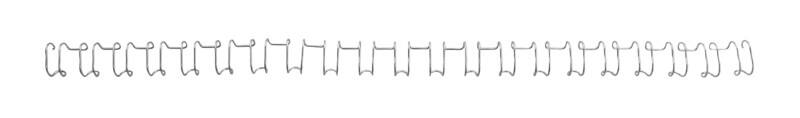 GBC Binding Wires MultiBind A4 12 mm 130 Sheets Metal Silver Pack of 100