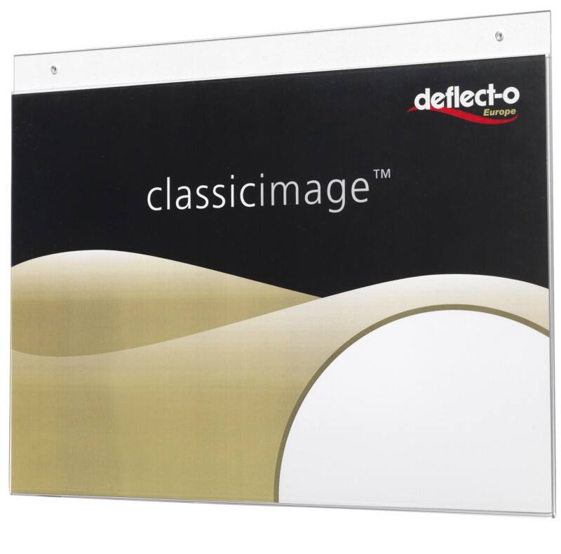 Deflecto Sign Holder Transparent 46901 30 x 0.7 x 23.5 cm