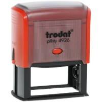 Trodat Custom Text Stamp Printy N4926 Black, Red 2.2 x 2.2 x 5.8 cm