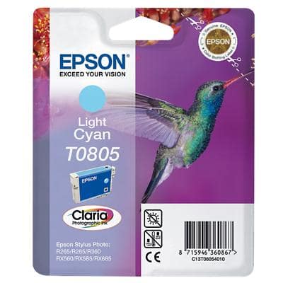 Epson T0805 Original Ink Cartridge C13T08054011 Cyan