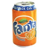 Fanta Soft Drink Can Orange 330ml Pack of 24