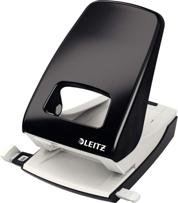 Leitz NeXXt 2 Holes Hole Punch Metal, Plastic 40 Sheets 5138 Black
