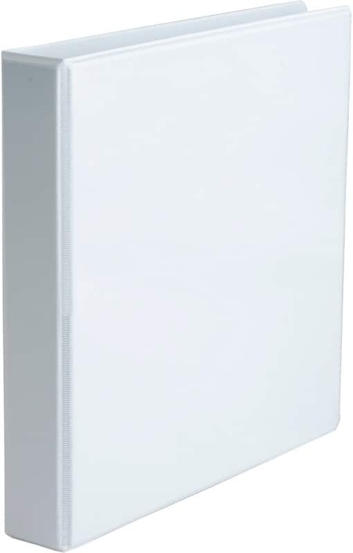 25 mm Presentation Binder PVC A5 2 Rings White