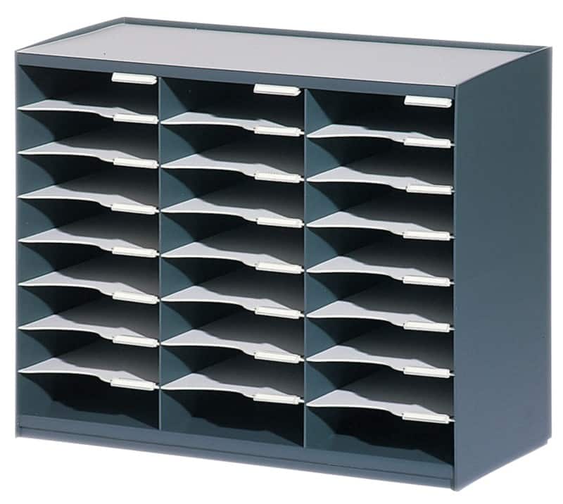 Paperflow Paper Sorter A4 PS (Polystyrene), Steel Black, Grey 67.4 x 30.8 x 54.8 cm