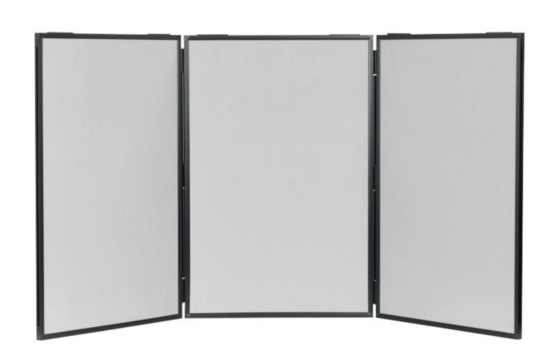 Display Stand 3 Nyloop Fabric 610 (W) x 915 (H) mm Grey Lightweight