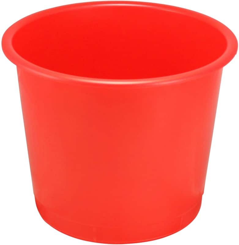 Waste Bin 14 L Red Polypropylene