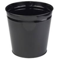 Avery Waste Bin Black 15 L Steel 29 cm x 28.5 cm