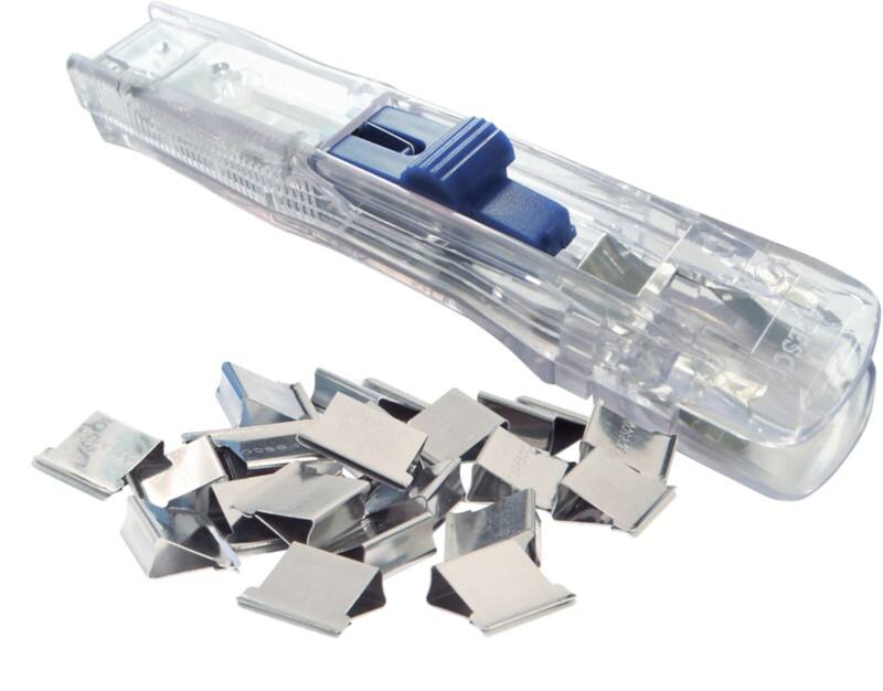 Rapesco Supaclip Clip Dispenser Plastic Silver 25 mm