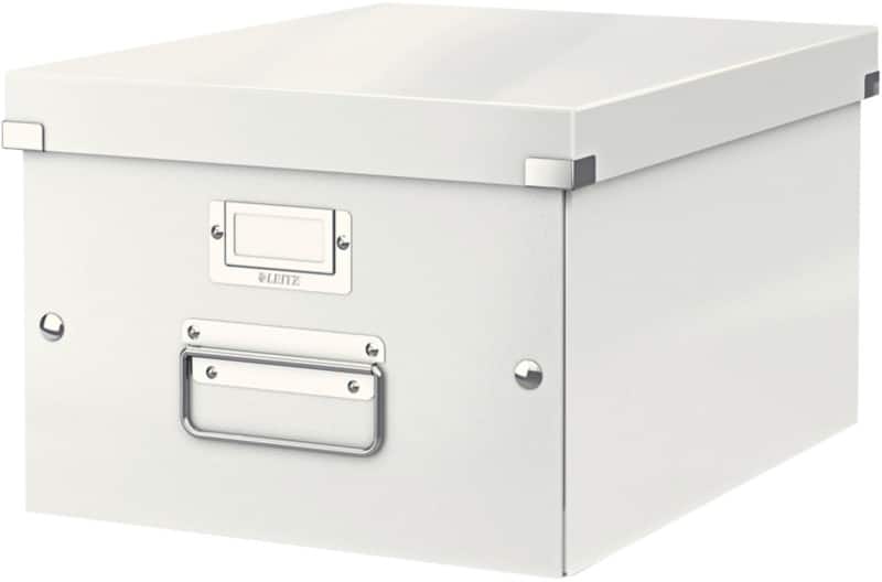 Leitz Click & Store WOW Storage Box A4 Laminated Cardboard White 281 x 370 x 200 mm