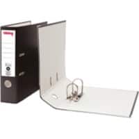 Office Depot Lever Arch File 75 mm Cardboard 2 ring A4 Black
