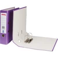Office Depot Lever Arch File 75 mm Cardboard 2 ring A4 Purple