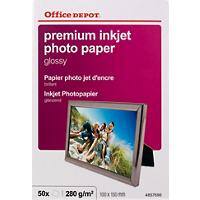 Office Depot Photo Paper Glossy 100 x 150 mm 280gsm White