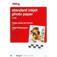 Viking Inkjet Everyday Photo Paper Matt A4 165 gsm White 50 Sheets