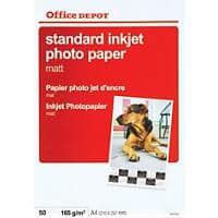 Office Depot Everyday Inkjet Photo Paper, Matte, A4, 165gsm