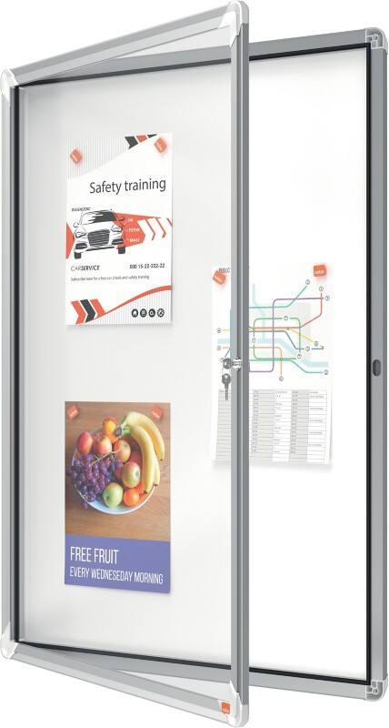 Nobo Display Frame Magnetic 9 x A4 Wall Mounted Lockable 97 (H) x 70,9 (W) cm White