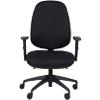 Energi-24 Synchro Tilt Ergonomic Office Chair with Adjustable Armrest and Seat Air Care Black