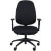 Energi-24 Synchro Tilt Ergonomic Office Chair with Adjustable Armrest and Seat Air Care Black