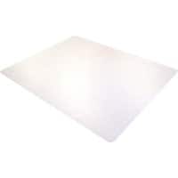 Realspace Premium Chair Mat Polycarbonate Rectangular Transparent 120 x 90 cm Soft Floor