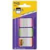 Post-it Index Strong Lined Filing Tabs 25.4 x 38.1 mm Assorted Pink Green Orange 22 x 3 Pack