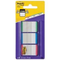 Post-it Index Flags Rectangular 2.54 x 3.81 cm Assorted 3 Packs of 22 Strips