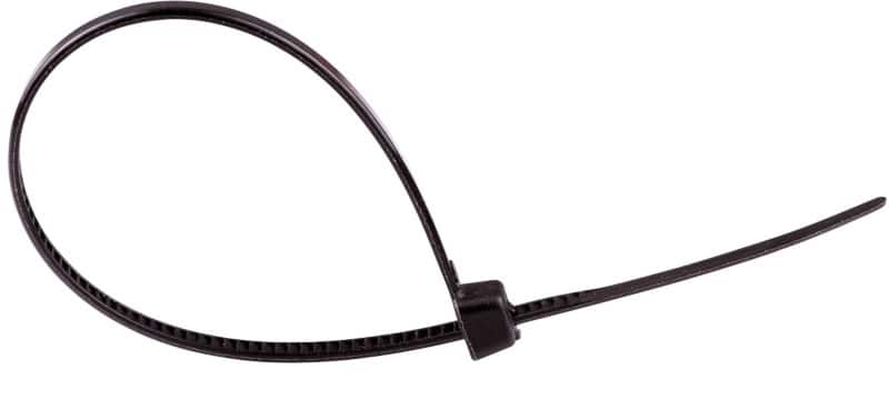 Seco Cable Ties Black 4.6 (W) x 200 (L) mm Pack of 100